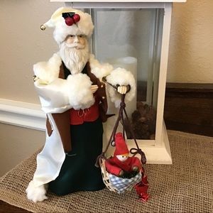Vintage Santa decor or tree topper